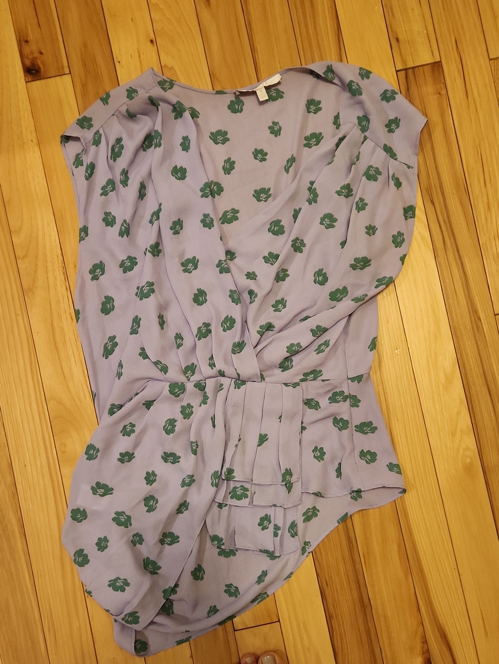 Lavender Floral Women's Top